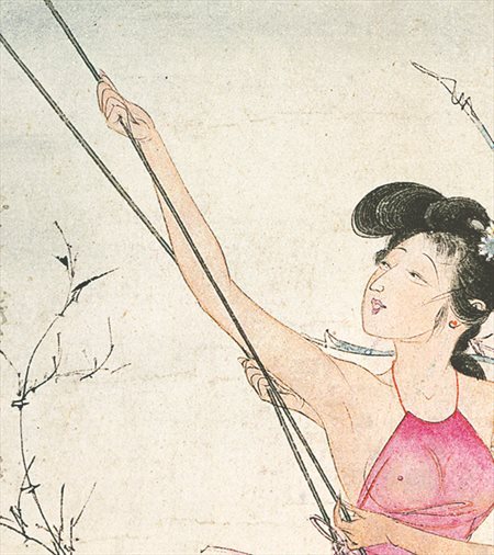 阳信-胡也佛的仕女画和最知名的金瓶梅秘戏图